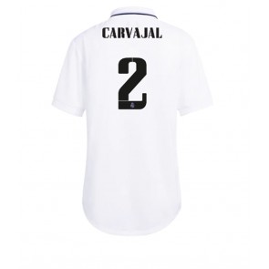 Real Madrid Daniel Carvajal #2 kläder Kvinnor 2022-23 Hemmatröja Kortärmad